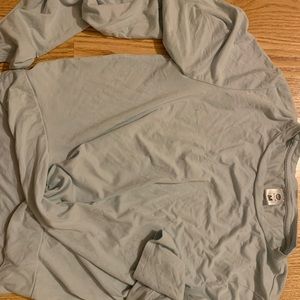 Mint twist crop top. GUC